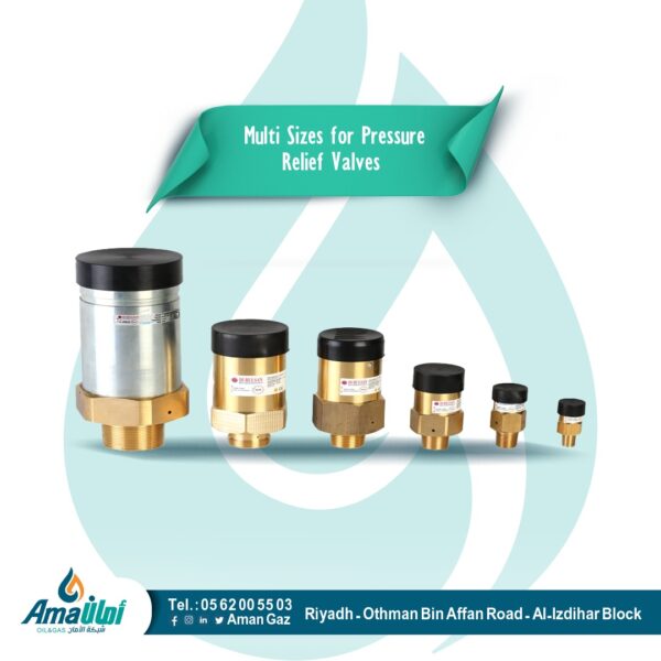 Multi Sizes for Pressure Relief Valves